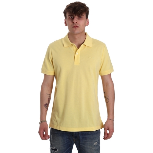 Abbigliamento Uomo T-shirt & Polo Geox M0210B T2649 Giallo