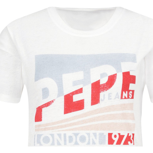 Abbigliamento Donna T-shirt & Polo Pepe jeans PL504338 Bianco