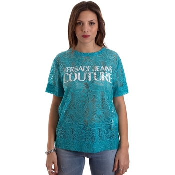 Abbigliamento Donna T-shirt maniche corte Versace B2HVB70804748207 Blu