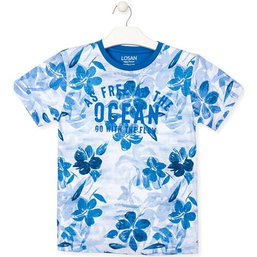 Abbigliamento Unisex bambino T-shirt maniche corte Losan 013-1003AL Blu