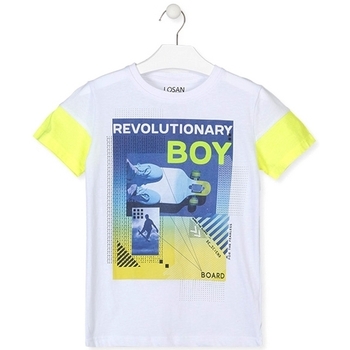 Abbigliamento Unisex bambino T-shirt & Polo Losan 013-1006AL Bianco