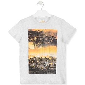 Abbigliamento Unisex bambino T-shirt maniche corte Losan 013-1017AL Bianco