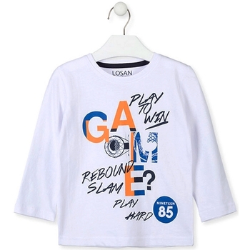 Abbigliamento Unisex bambino T-shirt & Polo Losan 015-1630AL Bianco