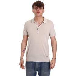 Abbigliamento Uomo T-shirt & Polo Gaudi 011BU53011 Beige