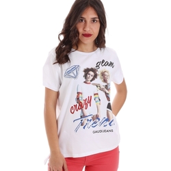 Abbigliamento Donna T-shirt & Polo Gaudi 011BD64037 Bianco