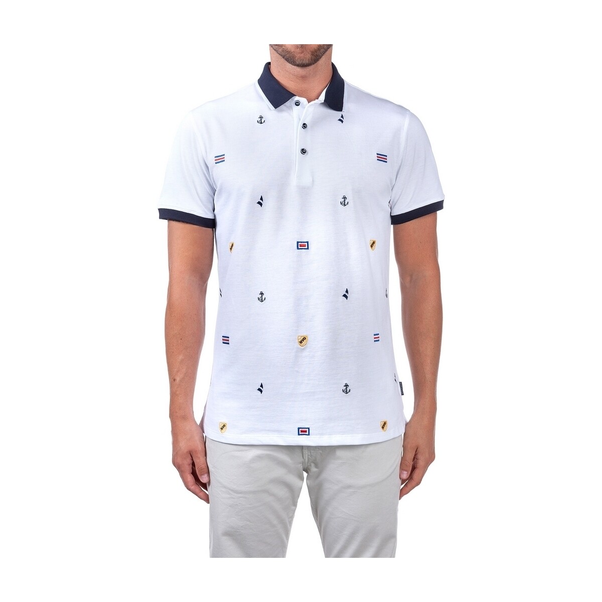 Abbigliamento Uomo T-shirt & Polo Navigare NV82120 Bianco