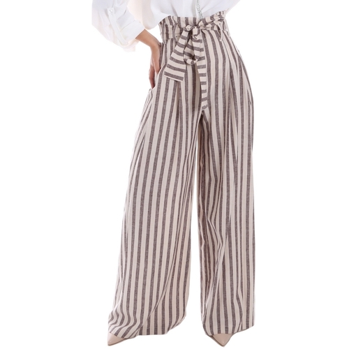 Abbigliamento Donna Pantaloni morbidi / Pantaloni alla zuava Gaudi 011FD25034 Beige