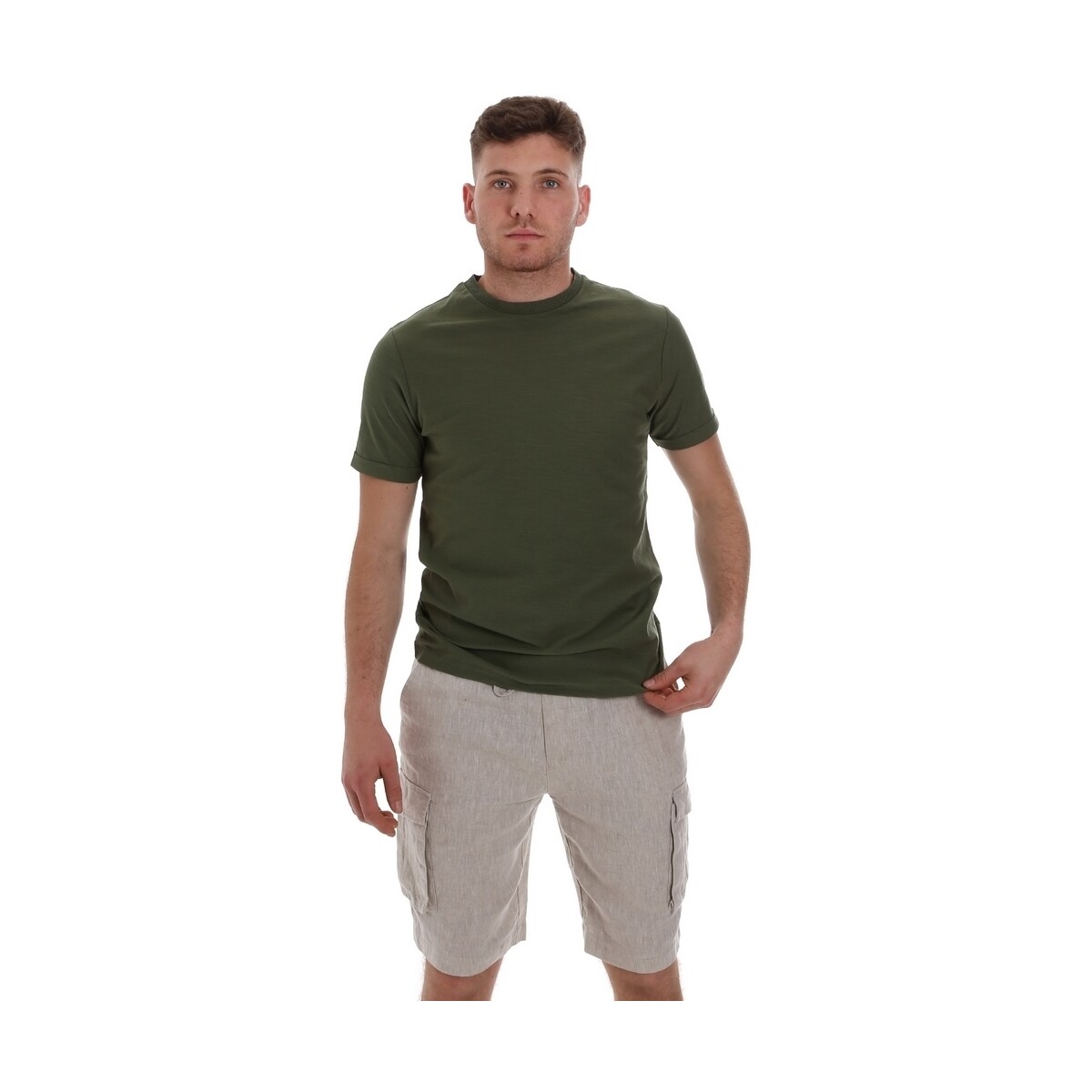 Abbigliamento Uomo T-shirt & Polo Sseinse ME1548SS Verde