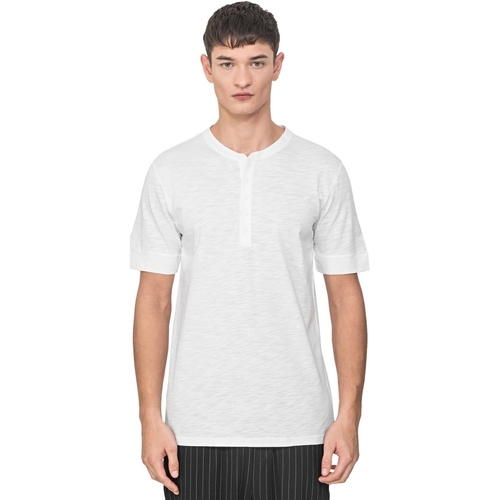 Abbigliamento Uomo T-shirt & Polo Antony Morato MMKS01725 FA100139 Bianco