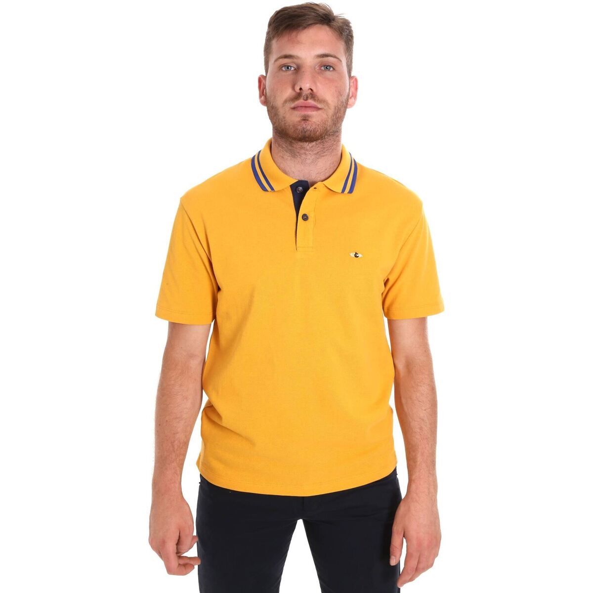 Abbigliamento Uomo T-shirt & Polo Les Copains 9U9021 Giallo