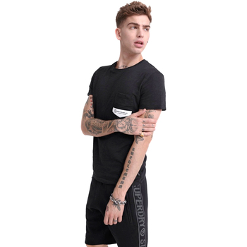 Abbigliamento Uomo T-shirt & Polo Superdry M1010020A Nero