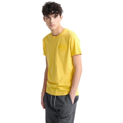 Abbigliamento Uomo T-shirt & Polo Superdry M1010067A Giallo
