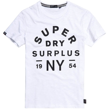 Abbigliamento Uomo T-shirt & Polo Superdry M1010113A Bianco