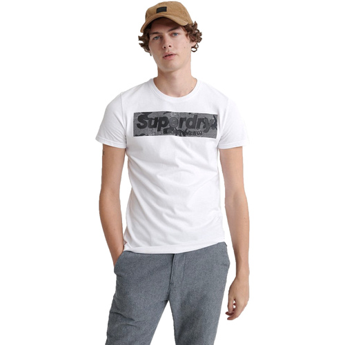 Abbigliamento Uomo T-shirt & Polo Superdry M1000069A Bianco