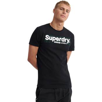 Abbigliamento Uomo T-shirt & Polo Superdry M1000069A Nero