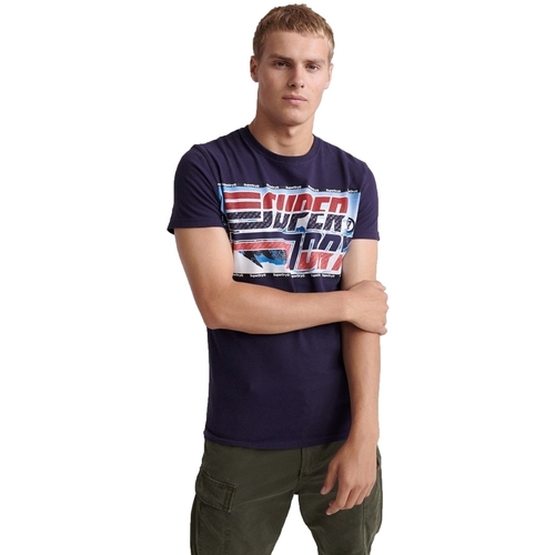 Abbigliamento Uomo T-shirt & Polo Superdry M1000005A Viola