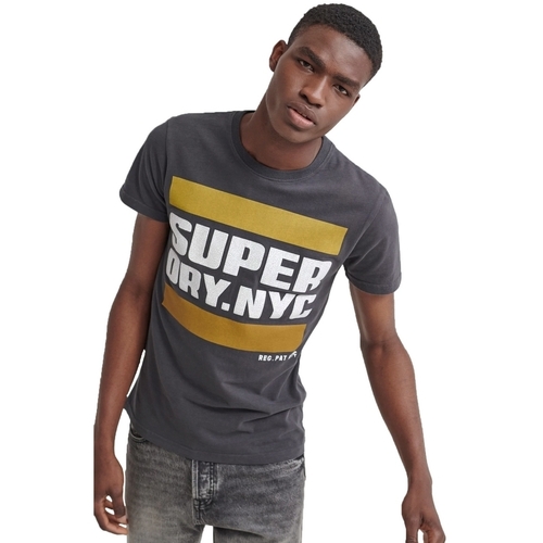 Abbigliamento Uomo T-shirt & Polo Superdry M1000012A Nero
