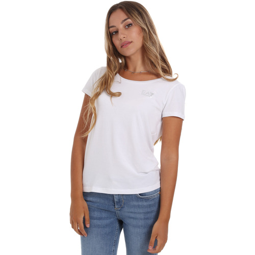 Abbigliamento Donna T-shirt & Polo Ea7 Emporio Armani 8NTT64 TJ28Z Bianco