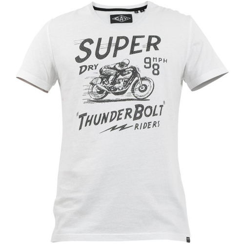 Abbigliamento Uomo T-shirt & Polo Superdry M1010259A Bianco