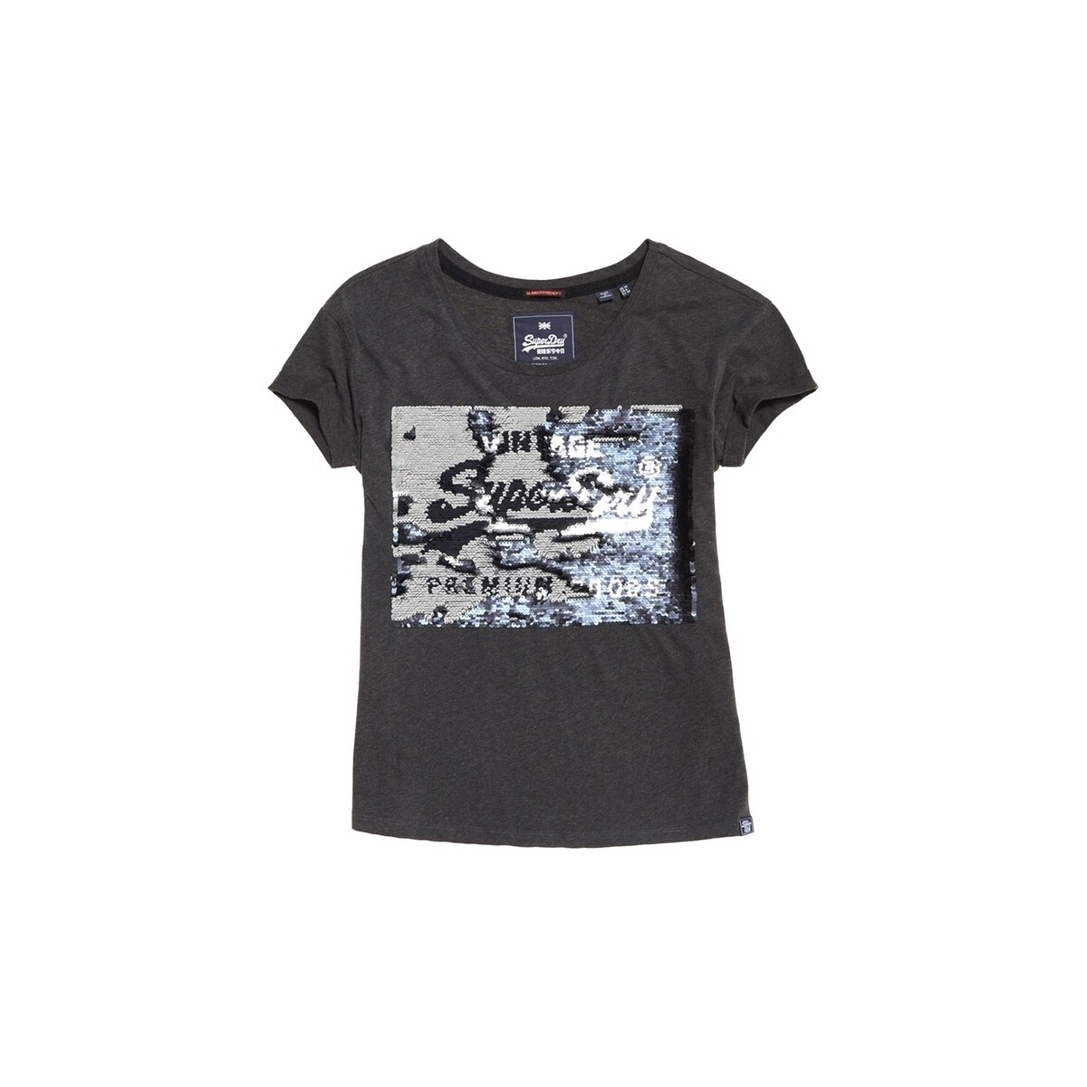 Abbigliamento Donna T-shirt maniche corte Superdry G10010MR Grigio