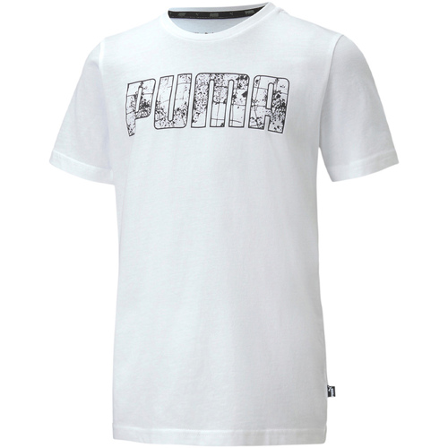 Abbigliamento Unisex bambino T-shirt & Polo Puma 583234 Bianco