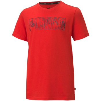 Abbigliamento Unisex bambino T-shirt & Polo Puma 583234 Rosso