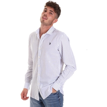 Abbigliamento Uomo Camicie maniche lunghe U.S Polo Assn. 58829 52741 Blu
