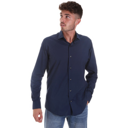 Abbigliamento Uomo Camicie maniche lunghe Les Copains 18P.884 P3196SL Blu