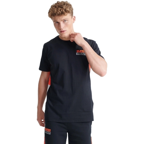 Abbigliamento Uomo T-shirt & Polo Superdry MS300031A Nero