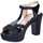 Scarpe Donna Sandali Grace Shoes LN 088 Nero