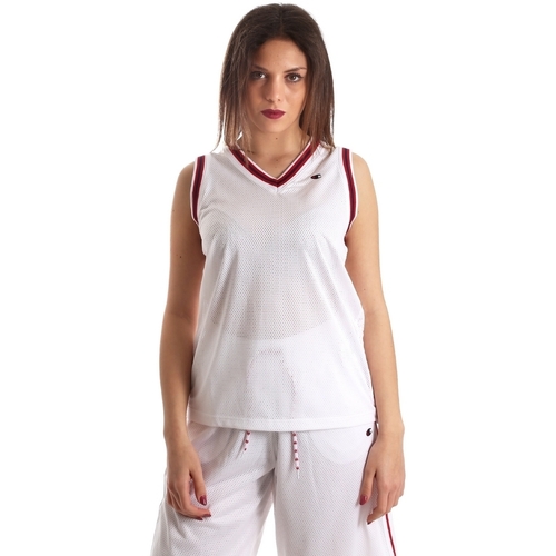 Abbigliamento Donna Top / T-shirt senza maniche Champion 111382 Bianco
