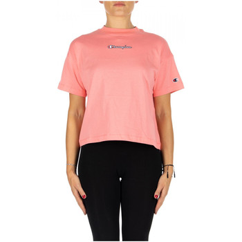Abbigliamento Donna T-shirt & Polo Champion CREWNECK T-SHIRT Rosa