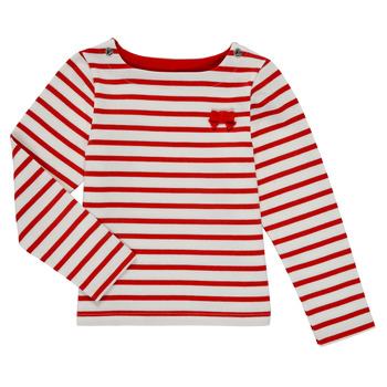 Abbigliamento Bambina T-shirts a maniche lunghe Petit Bateau MAHALIA Multicolore