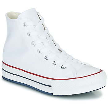 Scarpe Bambina Sneakers alte Converse CHUCK TAYLOR ALL STAR EVA LIFT CANVAS COLOR HI Bianco