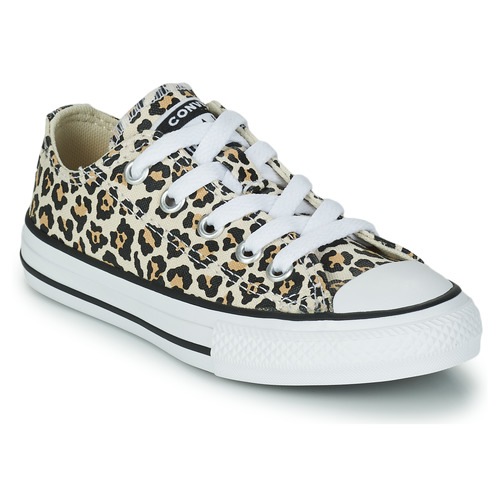 Scarpe Bambina Sneakers basse Converse CHUCK TAYLOR OX Leopard / Multicolore