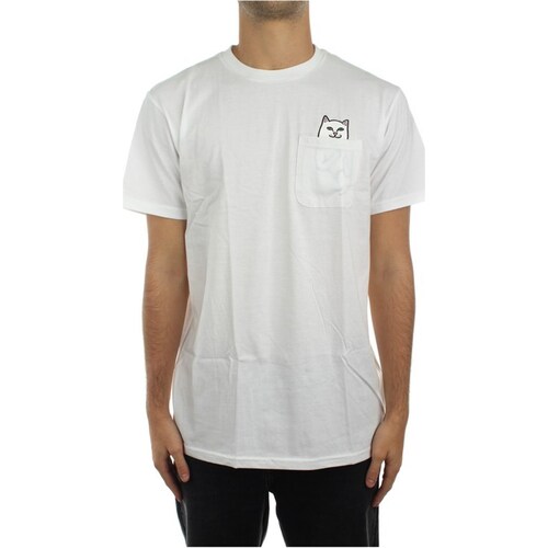 Abbigliamento Uomo Camicie maniche corte Ripndip RND0205 Bianco