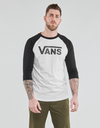 Abbigliamento Uomo T-shirts a maniche lunghe Vans VANS CLASSIC RAGLAN Bianco / Nero
