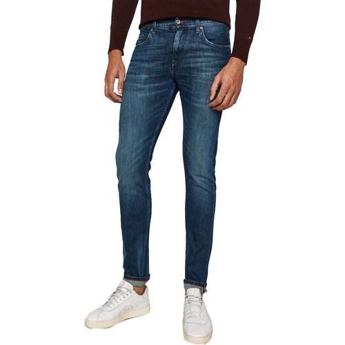 Abbigliamento Uomo Jeans slim Tommy Hilfiger MW0MW15962-32 Blu