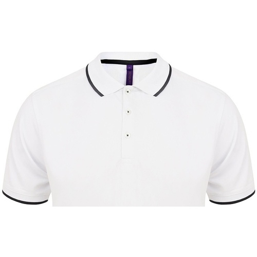 Abbigliamento Uomo T-shirt & Polo Henbury HiCool Tipped Bianco