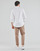 Abbigliamento Uomo Camicie maniche lunghe Polo Ralph Lauren CHEMISE AJUSTEE EN OXFORD COL BOUTONNE  LOGO PONY PLAYER MULTICO Bianco