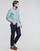 Abbigliamento Uomo Camicie maniche lunghe Polo Ralph Lauren CHEMISE AJUSTEE EN CHAMBRAY DENIM COL BOUTONNE  LOGO PONY PLAYER Blu