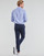 Abbigliamento Uomo Camicie maniche lunghe Polo Ralph Lauren CHEMISE AJUSTEE EN POPLINE DE COTON COL BOUTONNE  LOGO PONY PLAY Blu / Bianco