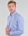 Abbigliamento Uomo Camicie maniche lunghe Polo Ralph Lauren CHEMISE AJUSTEE EN POPLINE DE COTON COL BOUTONNE  LOGO PONY PLAY Blu / Bianco