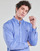 Abbigliamento Uomo Camicie maniche lunghe Polo Ralph Lauren CHEMISE AJUSTEE EN POPLINE DE COTON COL BOUTONNE  LOGO PONY PLAY Blu
