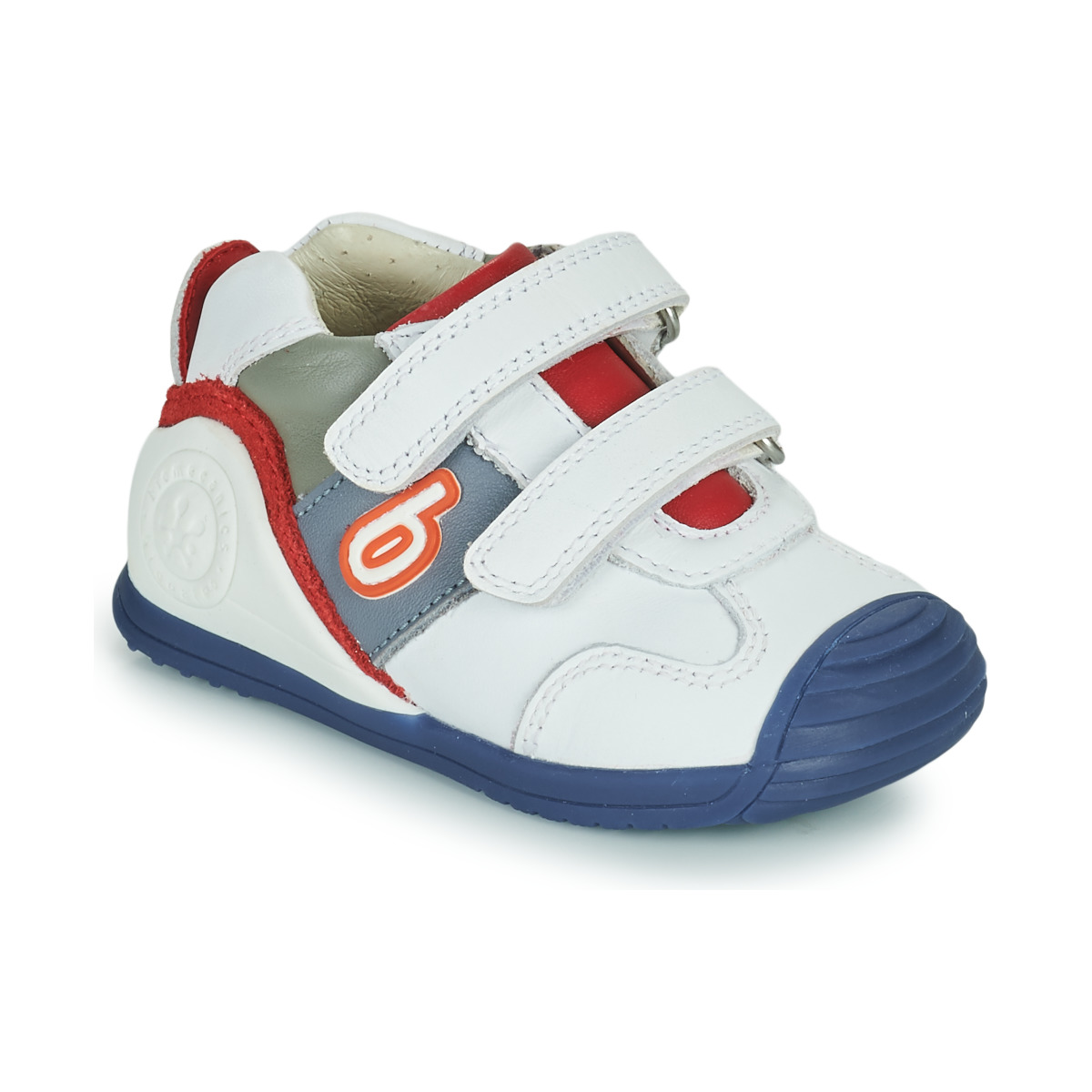 Scarpe Bambino Sneakers basse Biomecanics 202148 Bianco / Blu / Rosso