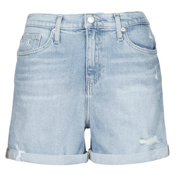 Abbigliamento Donna Shorts / Bermuda Calvin Klein Jeans MOM SHORT Blu / Clair