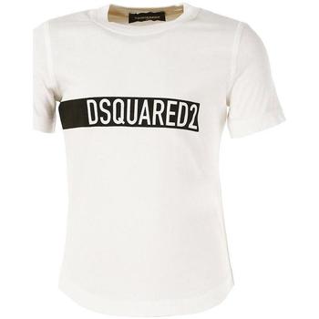 Abbigliamento Bambino T-shirt & Polo Dsquared . Bianco