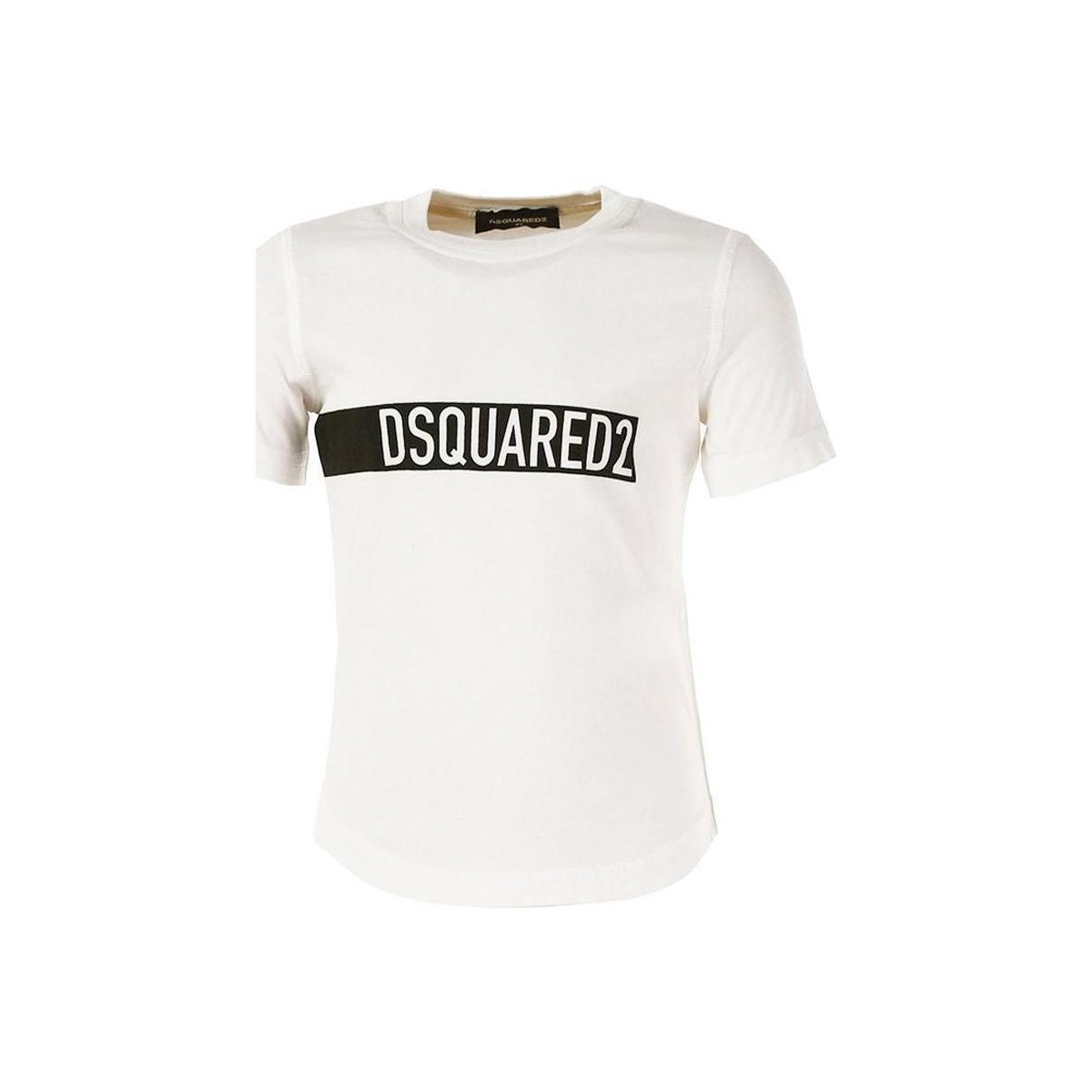 Abbigliamento Bambino T-shirt & Polo Dsquared . Bianco