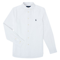 Abbigliamento Unisex bambino Camicie maniche lunghe Polo Ralph Lauren TOUNIA Bianco