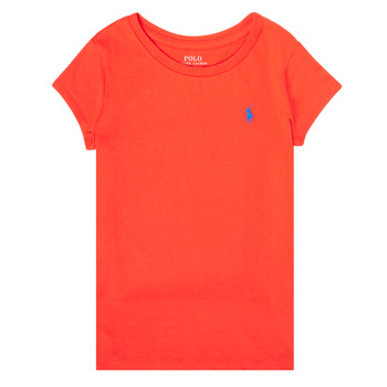 Abbigliamento Bambina T-shirt maniche corte Polo Ralph Lauren SIDONIE Rosso